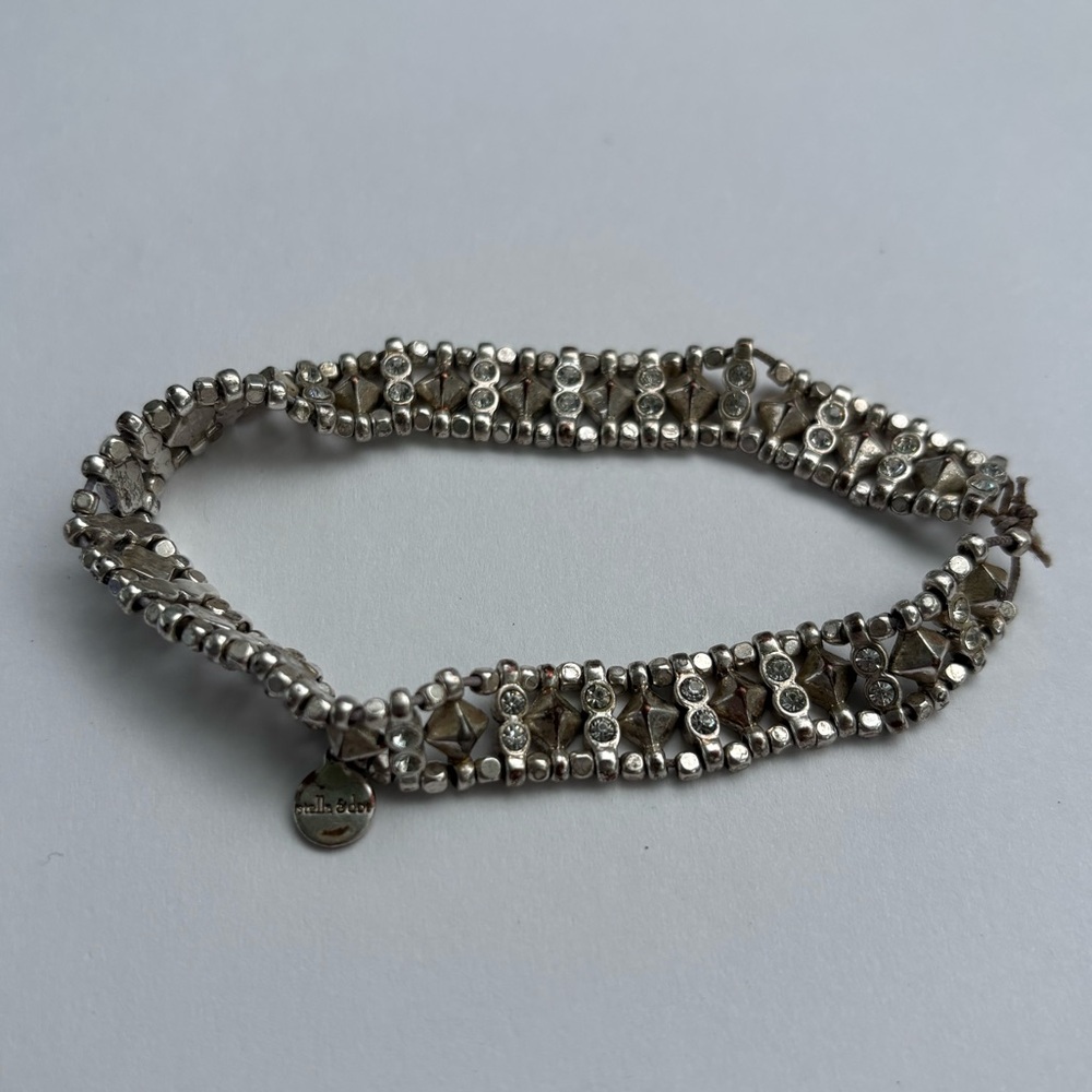 Stella & Dot Silver ToneBracelet - Pre-Worn Needs Restringing